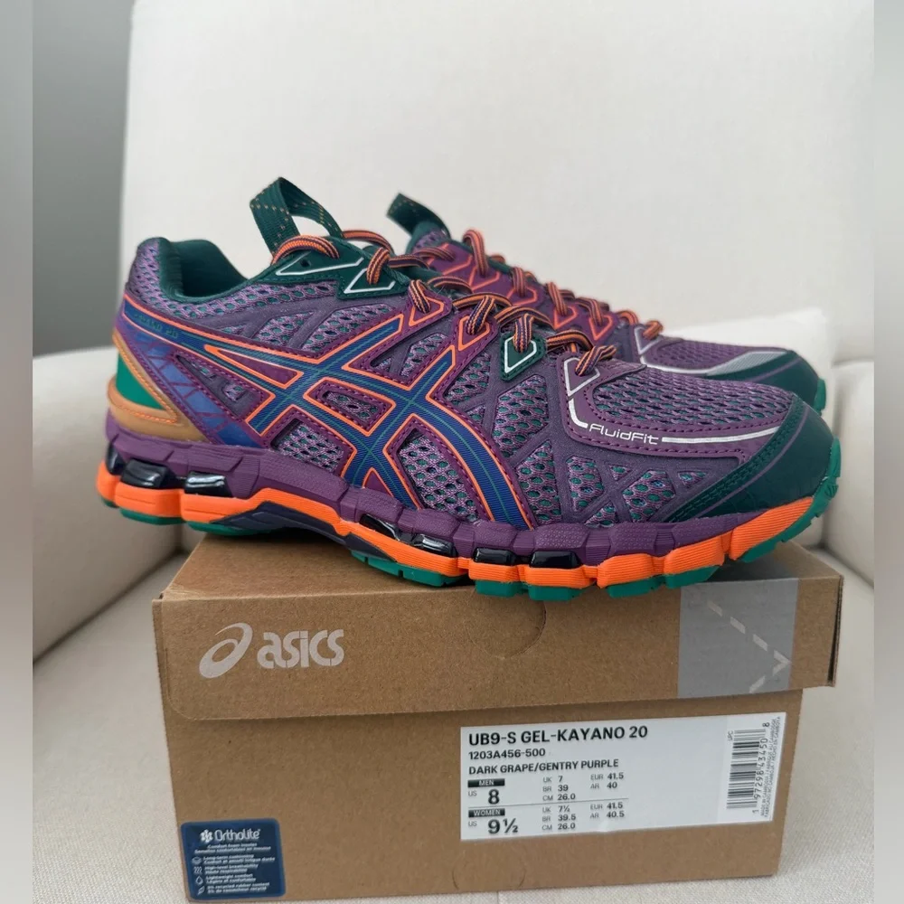 ASICS UB9-S GEL Kayano 20 dark grape / gentry purple NWT - Picture 9 of 9